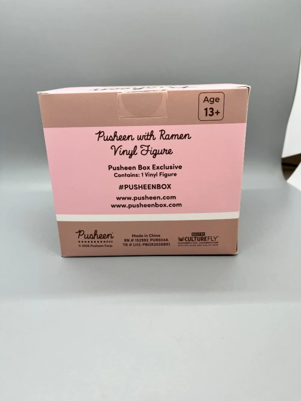 NIB Exclusive Pusheen with Ramen Vinyl Figure from Spring 26 Pusheen Box